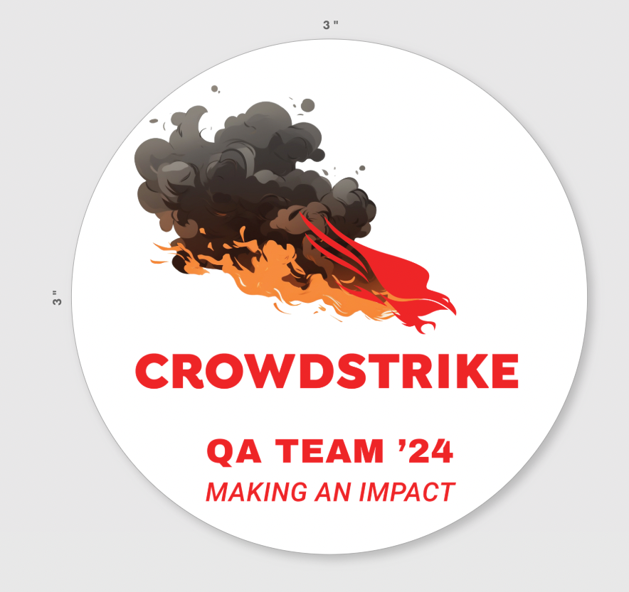 Crowdstrike (3" x 3")